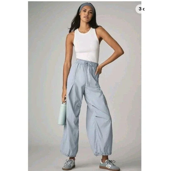 DAILY PRACTICE Messa Sleeveless Jumpsuit Women's Size L Light Blue Anthropologie - Picture 1 of 13